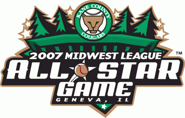Midwest League All-Star Game 2007 Primary Logo iron on heat transfer